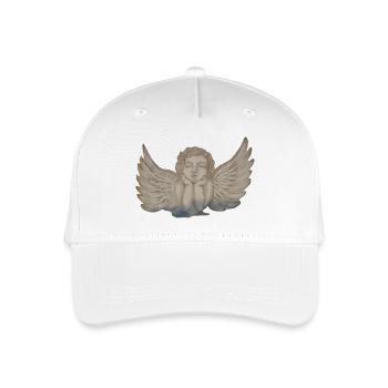 ANGEL - Organic Kids’ Baseball Cap - white - Front