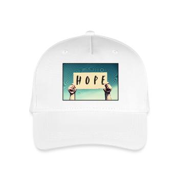 Sign - Hope - Organic Kids’ Baseball Cap - white - Front