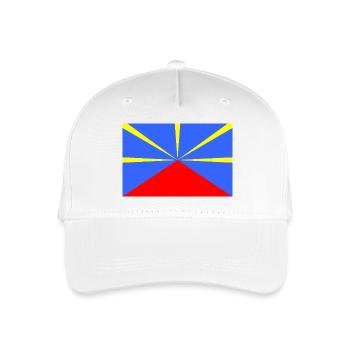 Réunion - Casquette de baseball bio Enfant - blanc - Devant