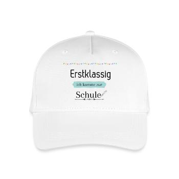 Einschulung - Kinder Bio Basecap - Weiß - Vorne