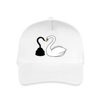 Käpt'n Hook und Schwan - Kinder Bio Basecap - Weiß - Vorne