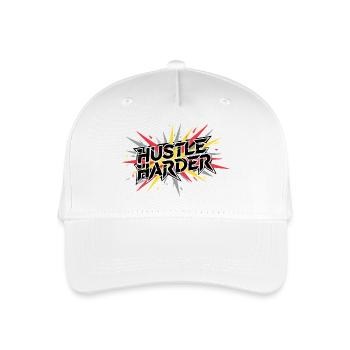 Hustle Harder Graffiti Pulse - Organic Kids’ Baseball Cap - white - Front