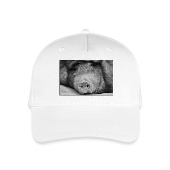 Schwein gehabt <3 - Kinder Bio Basecap - Weiß - Vorne