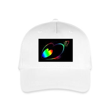 Filou-Speed-Poster - Kinder Bio Basecap - Weiß - Vorne