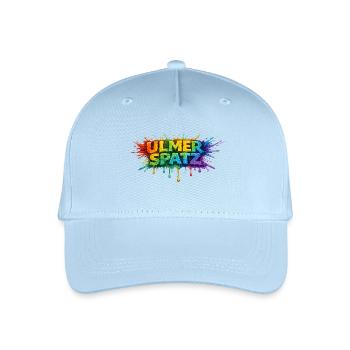UlmerSpatz Regenbogen - Kinder Bio Basecap - Hellblau - Vorne