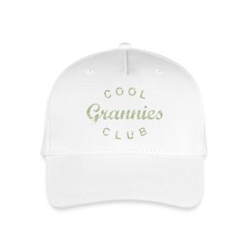 Cool Grannies Club Großmutter Muttertag Geschenk - Kinder Bio Basecap - Weiß - Vorne
