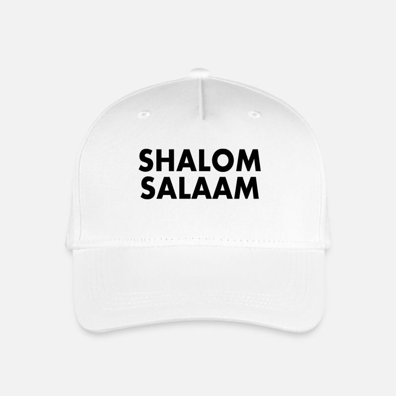 Shalom salaam - Kinder Bio Basecap - Weiß