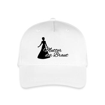 Mutter der Braut - Kinder Bio Basecap - Weiß - Vorne
