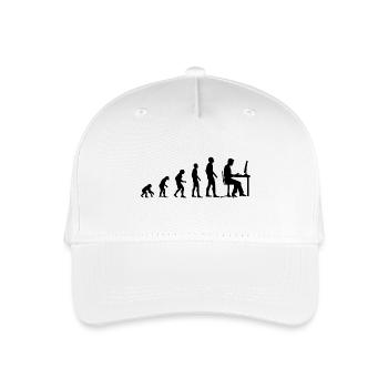 Evolution Gamer PC Jeux vidéo Ordinateur - Noir - Casquette de baseball bio Enfant - blanc - Devant