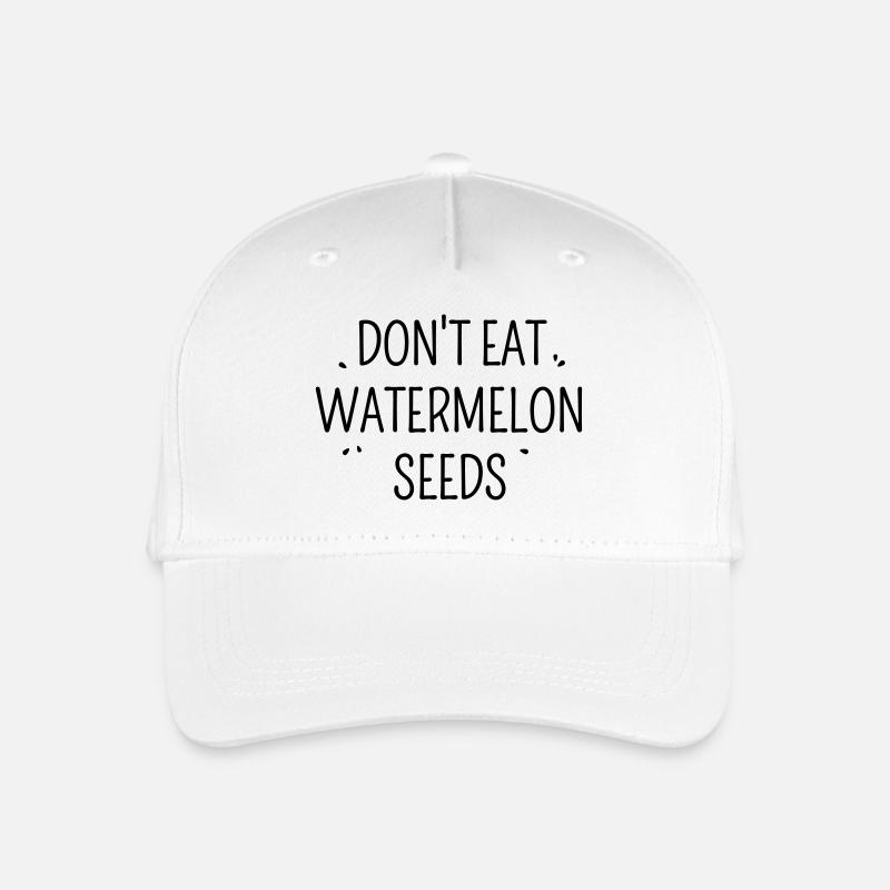 Don't eat watermelon seeds - Organic Kids’ Baseball Cap - white