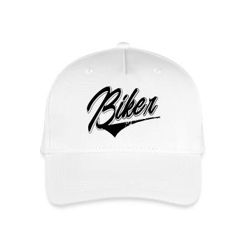 bike biker tuner tuning bobber custom girl chickz - Organic Kids’ Baseball Cap - white - Front
