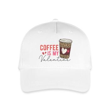 Coffee is My Valentine - Organic Kids’ Baseball Cap - white - Front