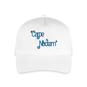 Carpe Noctem - Casquette de baseball bio Enfant - blanc - Devant