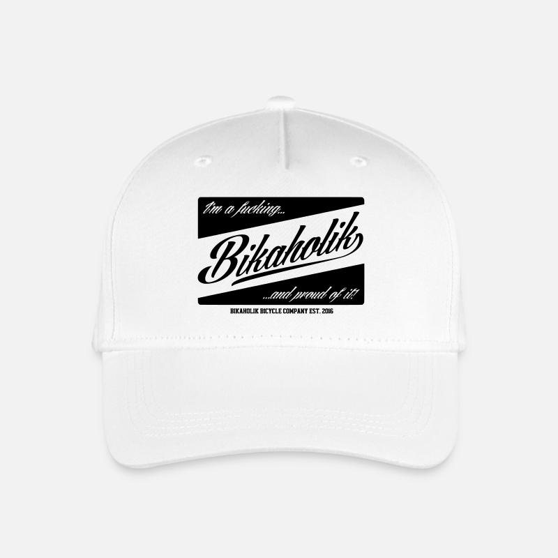 F* Bikaholik - Kinder Bio Basecap - Weiß