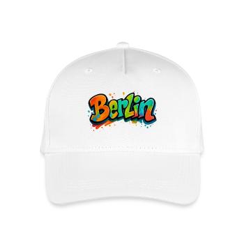 Berlin - Organic Kids’ Baseball Cap - white - Front