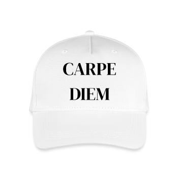 Carpe Diem – Classic Latin Quote - Organic Kids’ Baseball Cap - white - Front