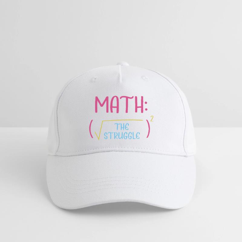 Math Math Math Teacher Mathematician Organic Kids’ Baseball Cap