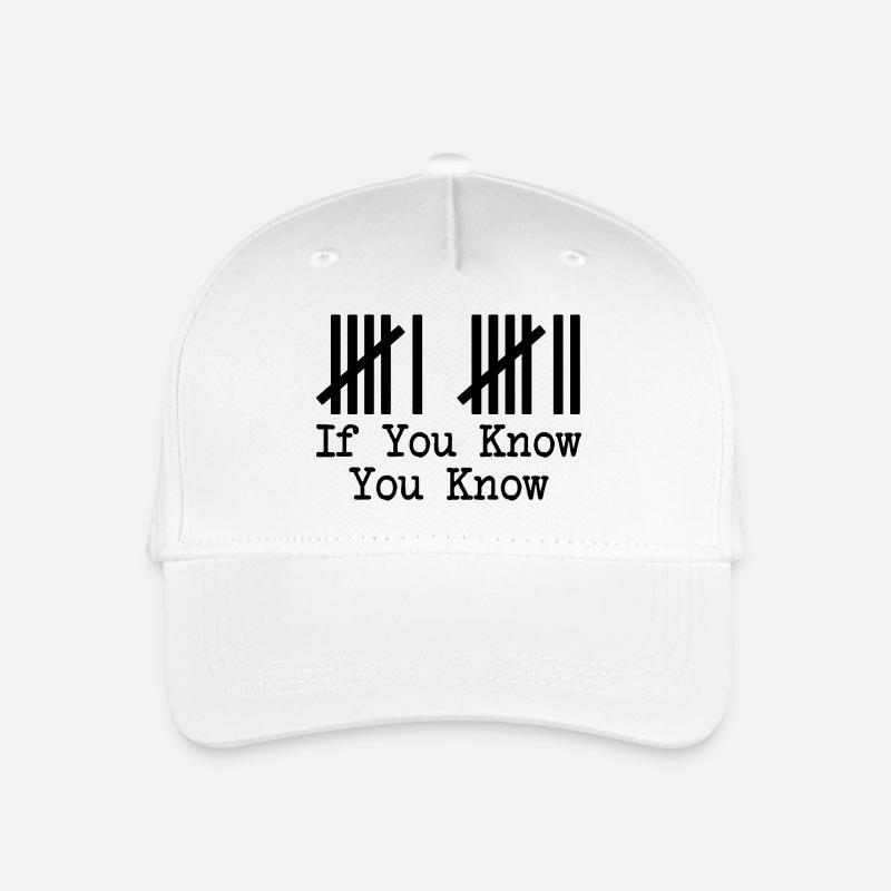 Drôle 67 Mème Si Tu Sais, Tu Connais les Marques de Comptage - Casquette de baseball bio Enfant - blanc