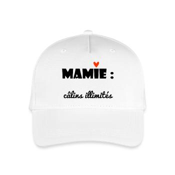 GRANNY. MAMMA. GRANDMOTHER. MOTHER'S DAY. - Organic Kids’ Baseball Cap - white - Front