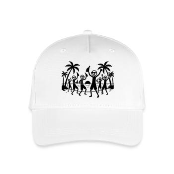 Beach Holiday Party - Organic Kids’ Baseball Cap - white - Front