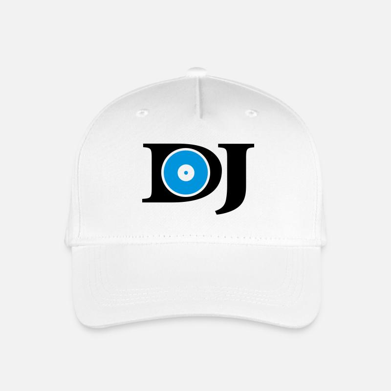 dj - Casquette de baseball bio Enfant - blanc