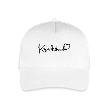 Krakow Herzschlag - Kinder Bio Basecap - Weiß - Vorne