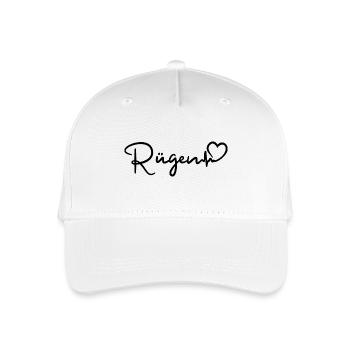 Rügen Herzschlag - Kinder Bio Basecap - Weiß - Vorne