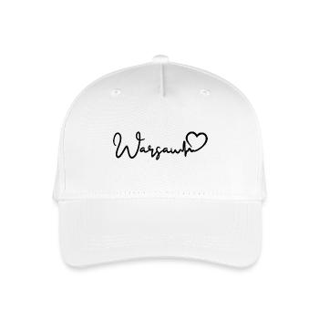Varsovie Pologne Varsovie battement de cœur - Casquette de baseball bio Enfant - blanc - Devant