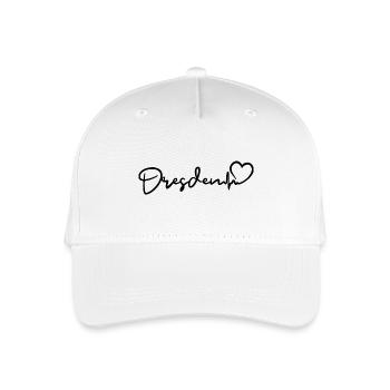Battement de cœur de Dresde Dresde - Casquette de baseball bio Enfant - blanc - Devant