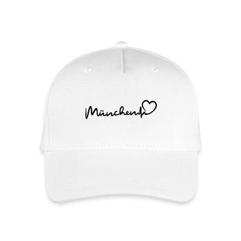 Munich Heartbeat - Organic Kids’ Baseball Cap - white - Front