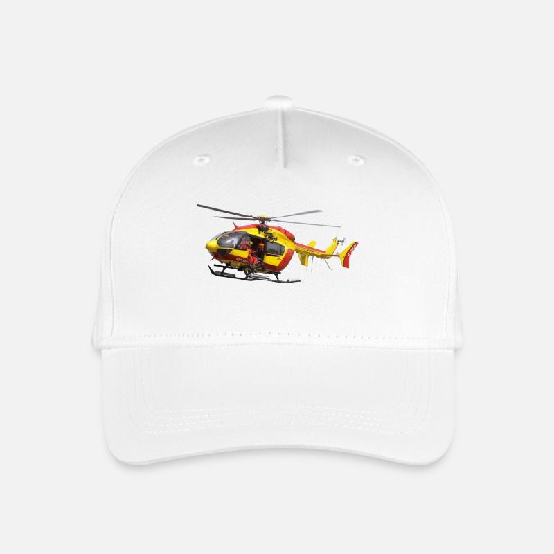 helicoptere EC145 securité civile - Casquette de baseball bio Enfant - blanc