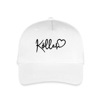 Kölle Herzschlag Köln Liebe - Kinder Bio Basecap - Weiß - Vorne