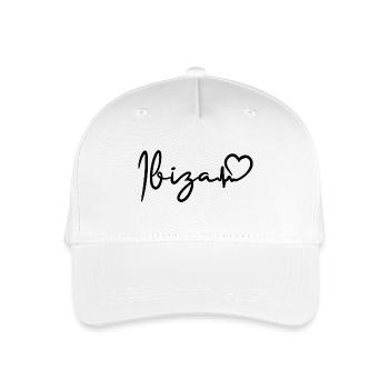 Ibiza Herzschlag - Kinder Bio Basecap - Weiß - Vorne