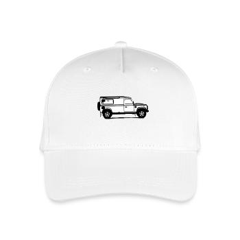 Land Rover Defender - Kinder Bio Basecap - Weiß - Vorne