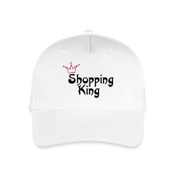 SHOPPING KING - Kinder Bio Basecap - Weiß - Vorne