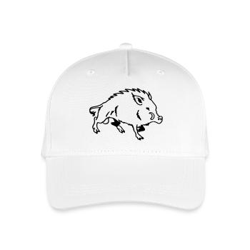 Sanglier - Casquette de baseball bio Enfant - blanc - Devant