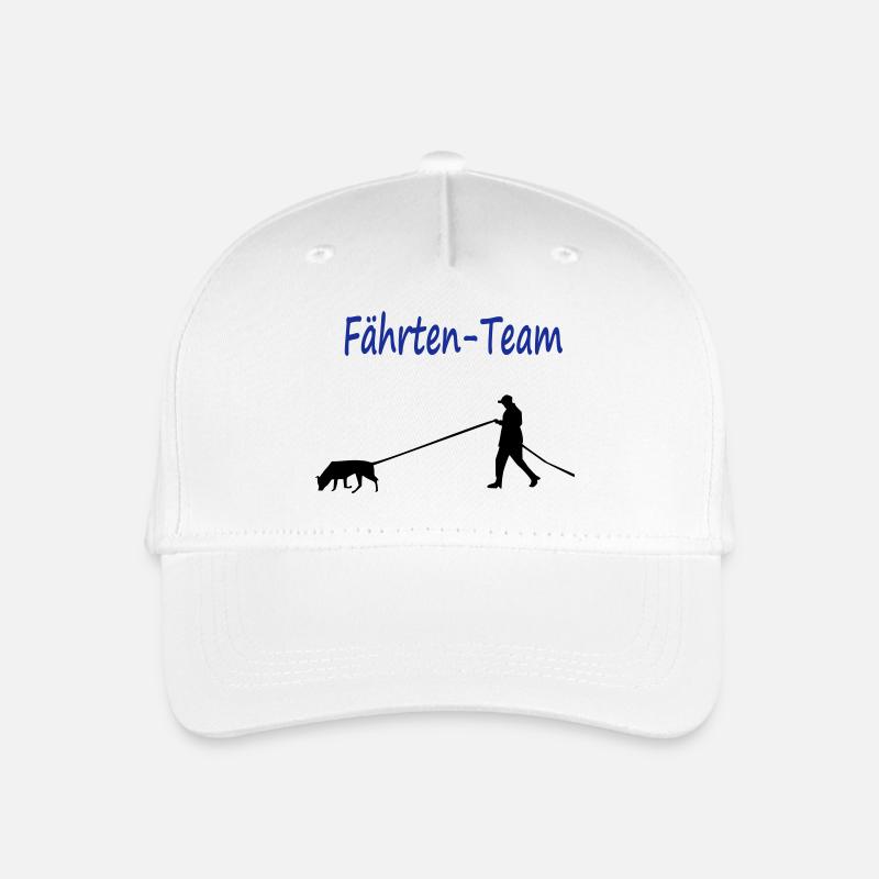 Faehrtenhund_cb - Kinder Bio Basecap - Weiß