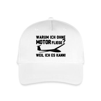 Geschenk für Segelflieger - ich bin Profi - Kinder Bio Basecap - Weiß - Vorne