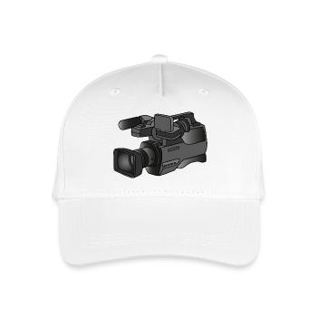 Videokamera - Kinder Bio Basecap - Weiß - Vorne
