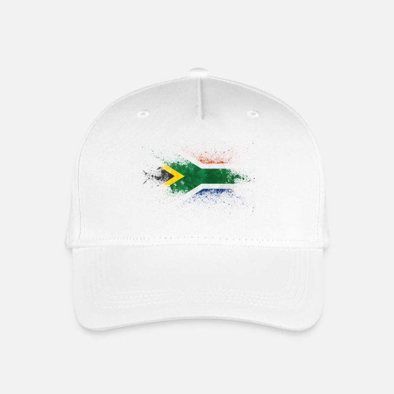 Africa Südafrika - Kinder Bio Basecap - Weiß
