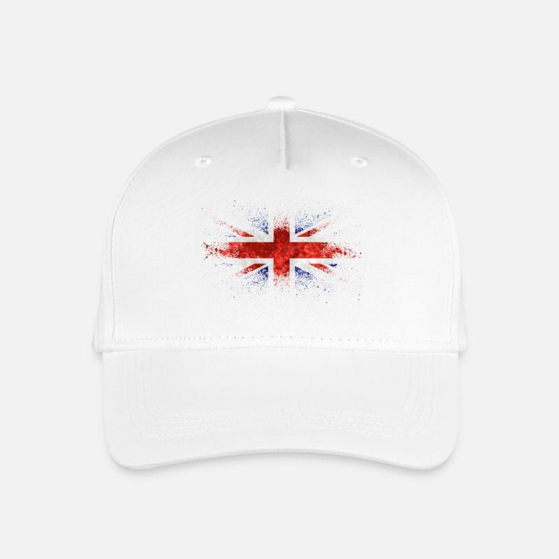 groß britannien - Kinder Bio Basecap - Weiß