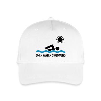 openwater4 - Organic Kids’ Baseball Cap - white - Front