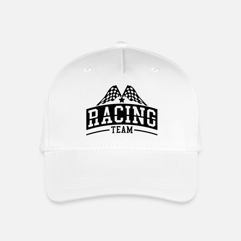racing_team_re1 - Casquette de baseball bio Enfant - blanc