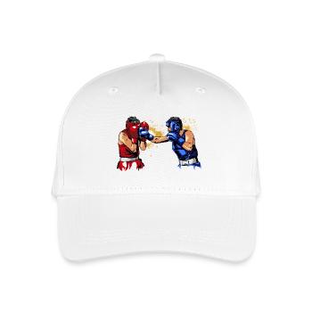 boxing - Organic Kids’ Baseball Cap - white - Front