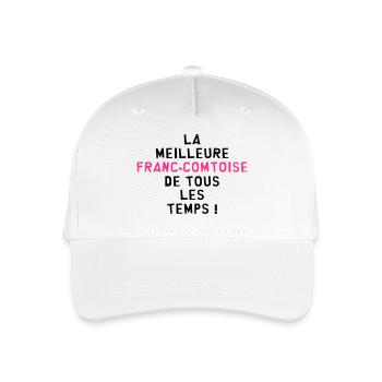 Franche-comté / Franc-Comtois / Franc-Comtoise - Casquette de baseball bio Enfant - blanc - Devant