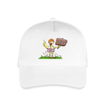 Achtung Ente - Kinder Bio Basecap - Weiß - Vorne