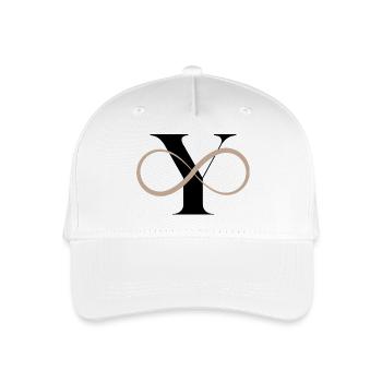 Infinite Letter - Organic Kids’ Baseball Cap - white - Front