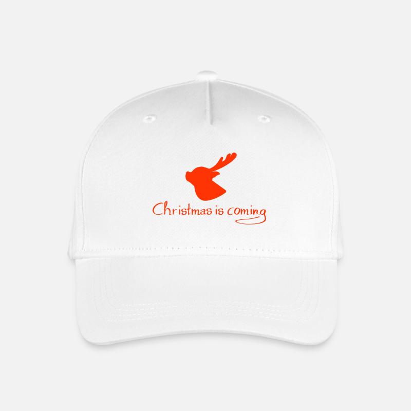 Christmas is coming - Kinder Bio Basecap - Weiß