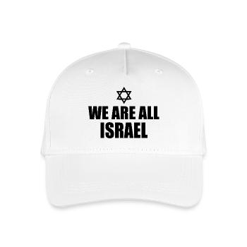 We stand with israel - Organic Kids’ Baseball Cap - white - Front