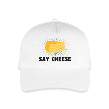 Say cheese - Kinder Bio Basecap - Weiß - Vorne
